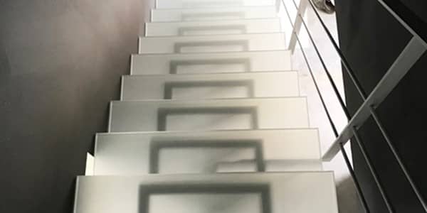 Escalier en verre - Quat + - Luxembourg - Devis.lu