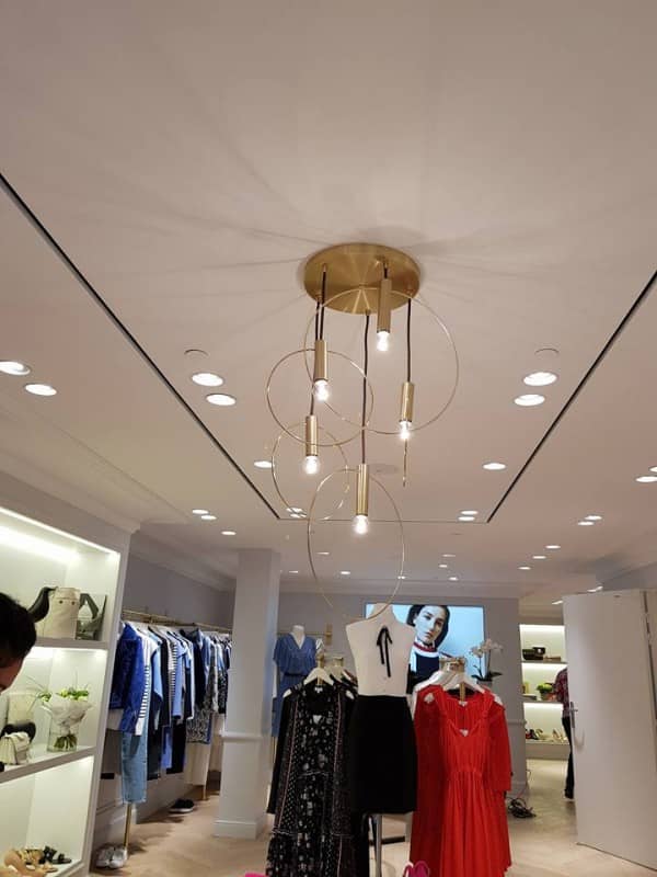 éclairage dans une boutique éclairage dans une boutique