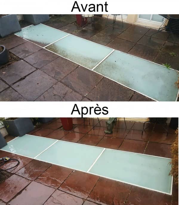 Nettoyage d'une terrasse Nettoyage d'une terrasse