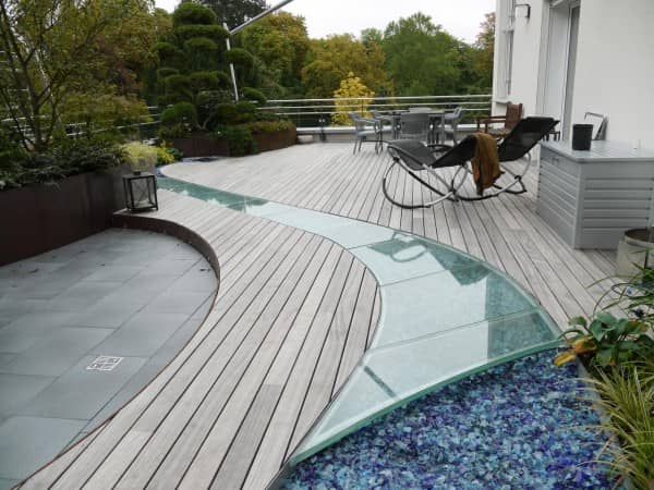 terrasse en bois en Padouk naturel terrasse en bois en Padouk naturel
