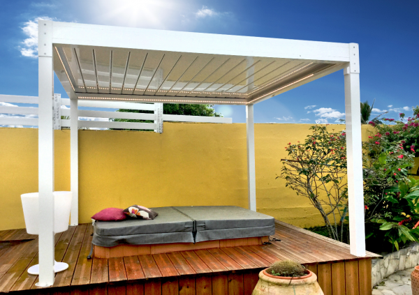 pergola en PVC sur terrasse pergola en PVC sur terrasse
