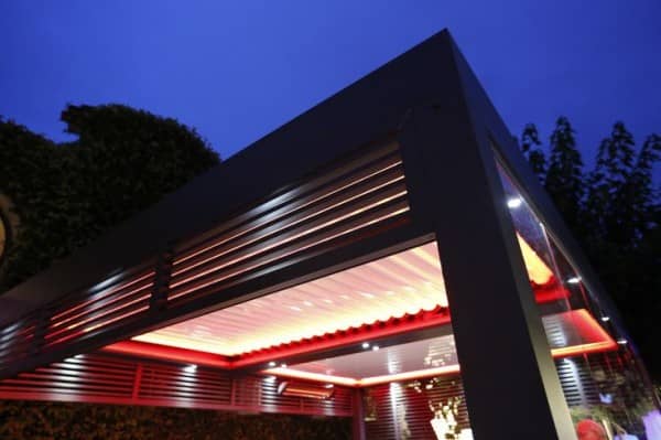 pergola avec lumières intégrées pergola avec lumières intégrées