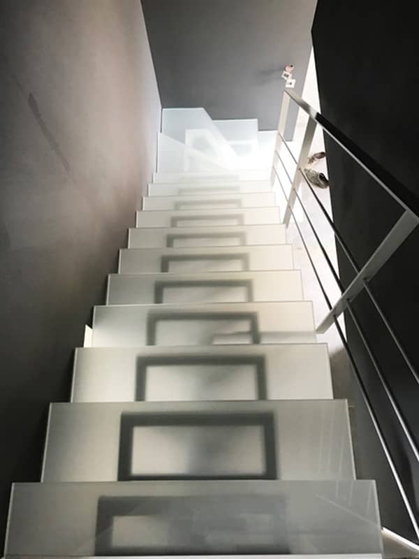 Escalier en verre - Quat +