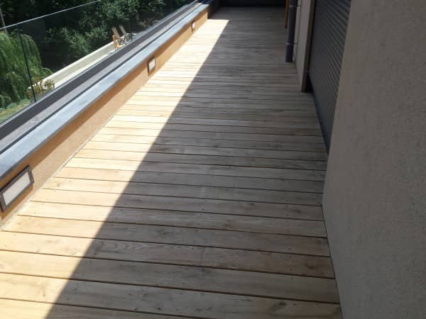 terrasse balcon bois