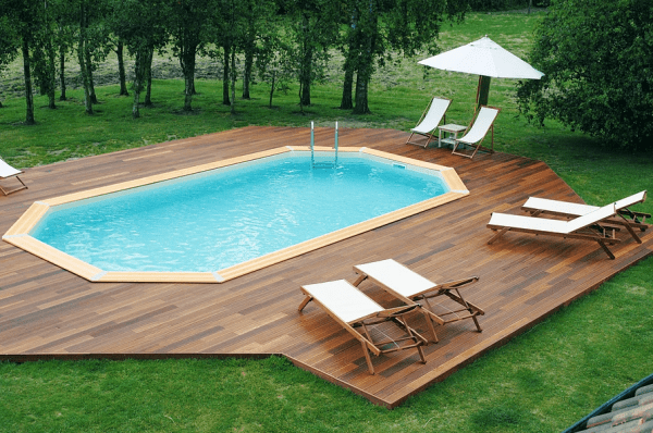 terrasse bois piscine terrasse bois piscine