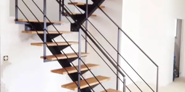 Escalier bois et métal - Quat + - Luxembourg - Devis.lu